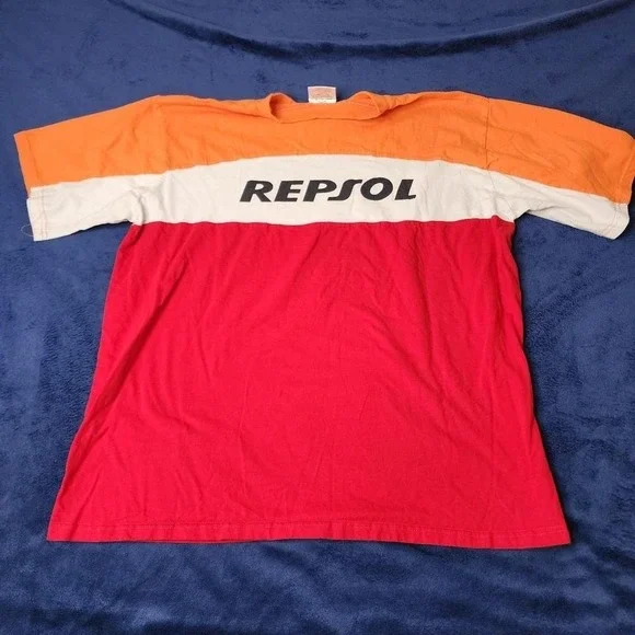 Repsol orange red and white sportswear shirt sportswear - Picture 3 of 8